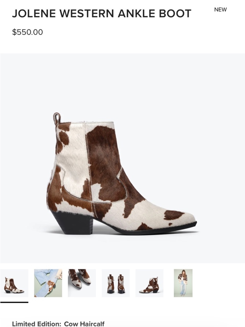 Freda Salvador Jolene Western Ankle boot